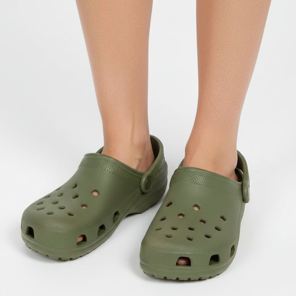 Crocs Olive Green Classic Clogs Size Men’s 8 / Women’s 10